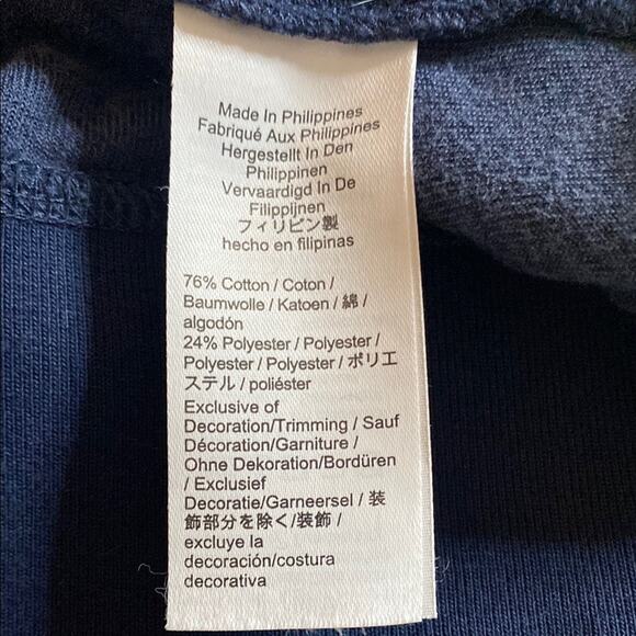 J. Crew Deep Blue Velour Pullover - Picture 4 of 7